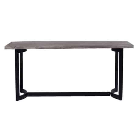 Bent Acacia Wood Counter Table Large Grey