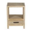 Birkfeld Mango Wood 1 Drawer End Table