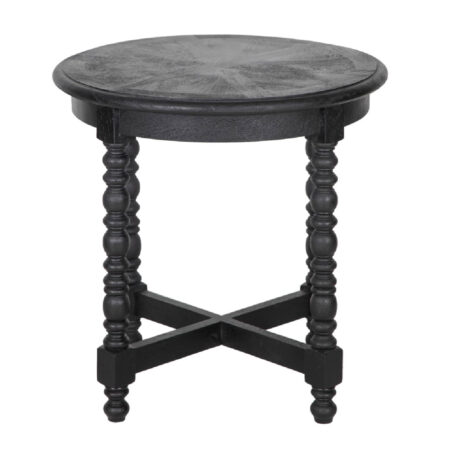 Bobbin Legs Mango Wood Round Side Table