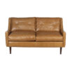 Branca Love Seat Sofa in Buff Leather