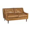 Branca Love Seat Sofa in Buff Leather