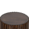 Bremen Mango Wood Side Table Walnut