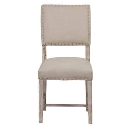 Bristol Acacia Wood Fabric Dining Chair