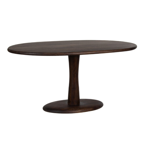 Bron Mango Wood Oval Dining Table 65