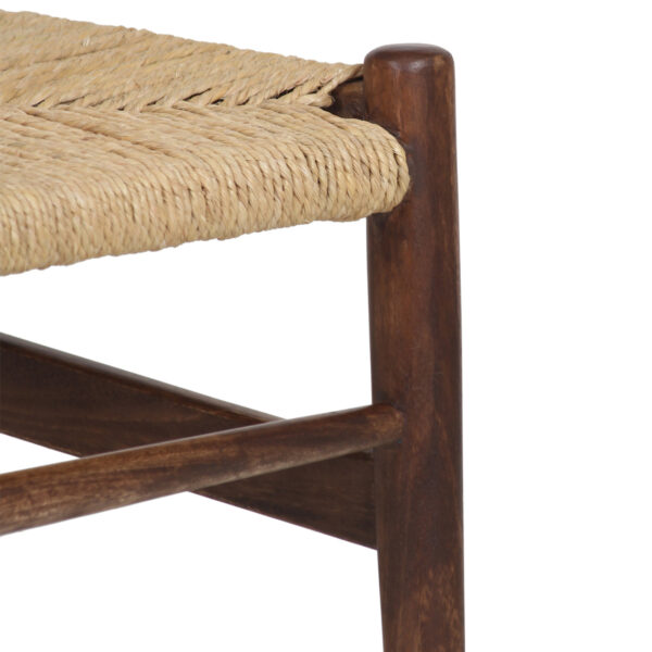 Byron Mango Wood Natural Moonj Weaving Dining Chair