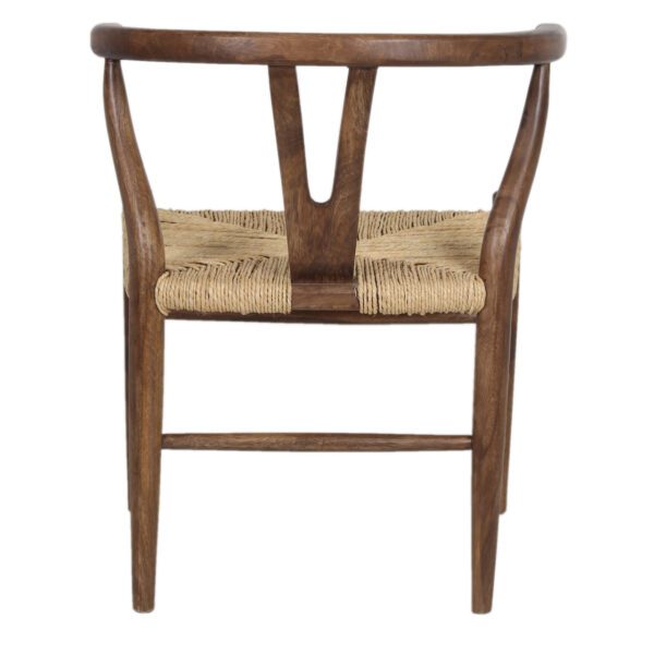 Byron Mango Wood Natural Moonj Weaving Dining Chair