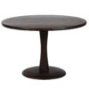 Byron Mango Wood Pedestal Round Dining Table