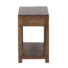 Caitrich Mango Wood 1 Drawer Side Table