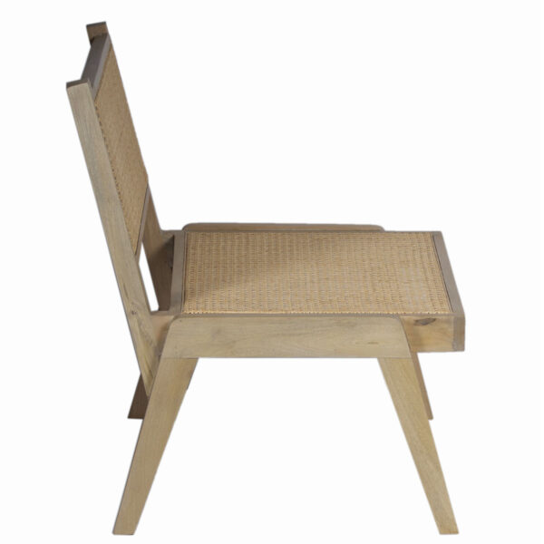 Carina Mango Wood Lounge Rattan Chair