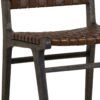 Carmel Mango Wood Leather Dining Chair
