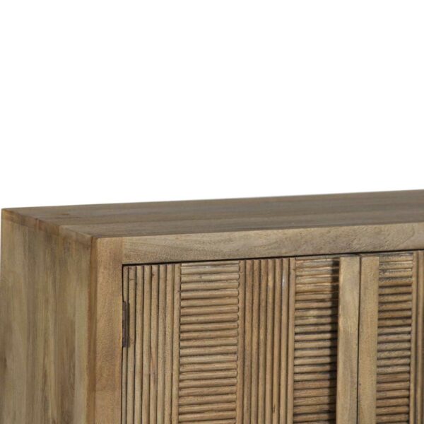Carol Mango Wood Metal 2 Door Cabinet