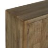 Carol Mango Wood Metal 2 Door Cabinet