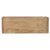 Celio Acacia Wood Entryway Bench With Drawer