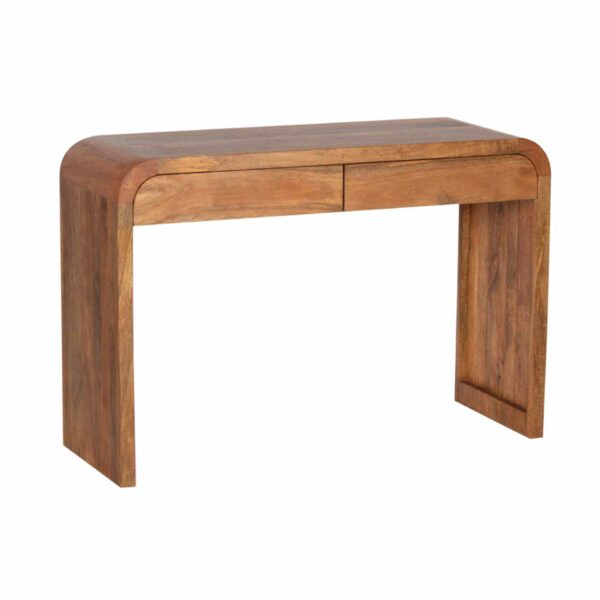 Celio Mango Wood 2 Drawer Console Table