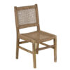 Charles Mango Wood Danish Cord Weaving Dining Chair