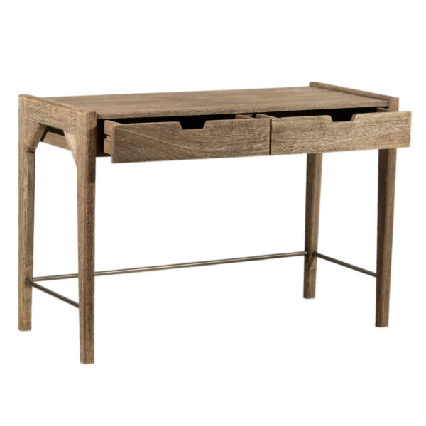 Chaya Mango Wood 2 Drawer Desk