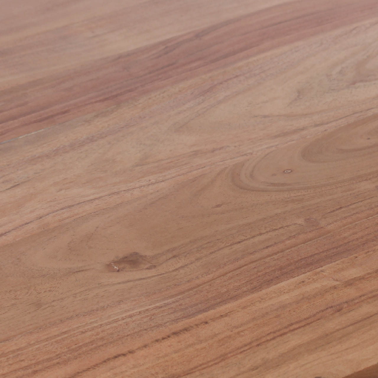 Clovis Acacia Wood Metal Dining Table