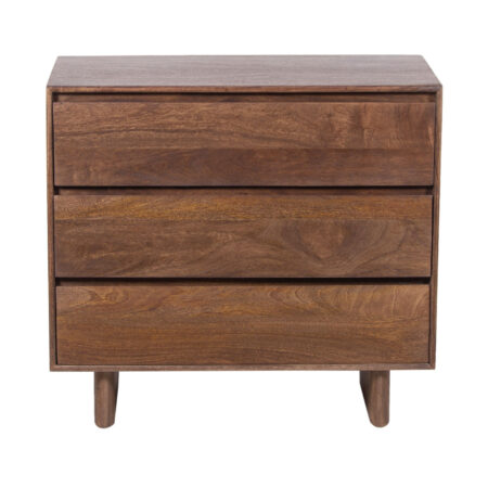 Columbus Mango Wood 3 Drawer Chest