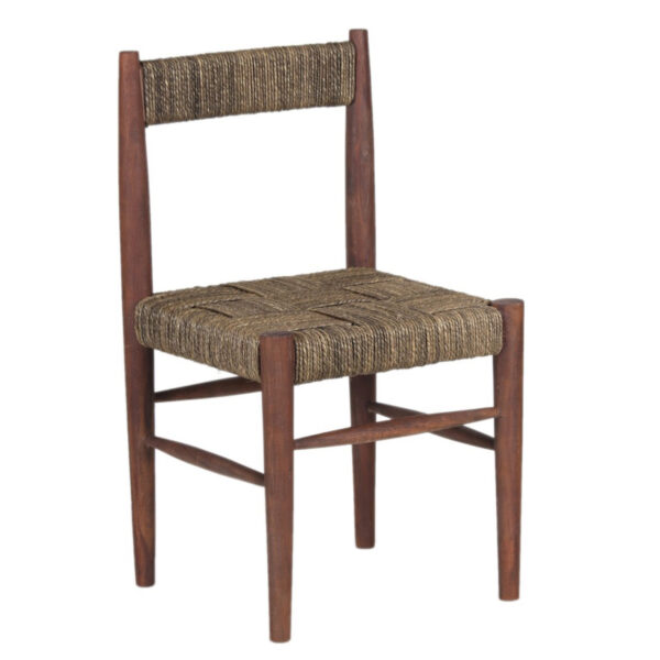 Cordelia Acacia Wood Moonj Weaving Dining Chair