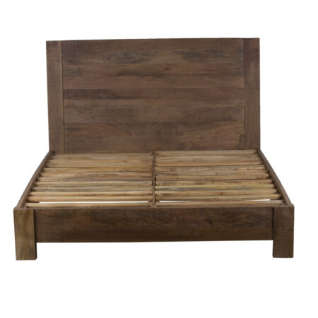 Dalidas Mango Wood Queen Bed (Mattress Size 60”x80”)
