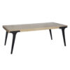 Dallas Mango Wood Metal Legs Extension Table