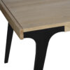 Dallas Mango Wood Metal Legs Extension Table