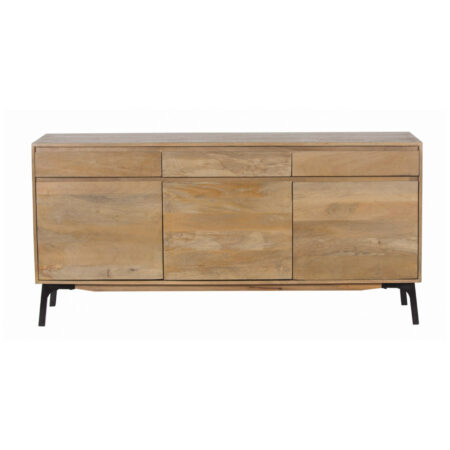 Dallas Mango Wood With Metal Legs Sideboard