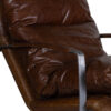 Damo Leather Metal Chair