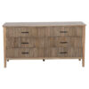 Damon Mango Wood 6 Drawer Dresser