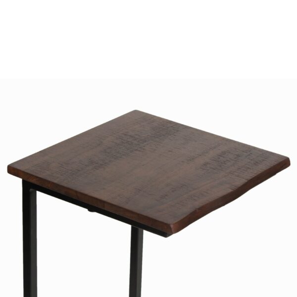 Daniel Acaia Wood Metal  Table Set of 2 Table