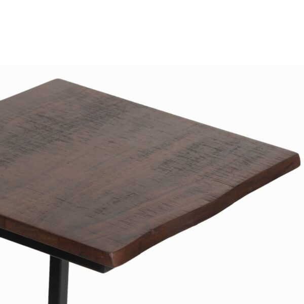 Daniel Acaia Wood Metal  Table Set of 2 Table