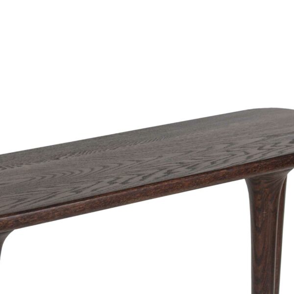 Delargo Oak Wood Console Table