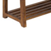 Desmond Mango Wood Leather Leather Seat Bench