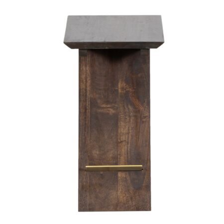 Detroit Mango Wood Metal C Table Single Pack