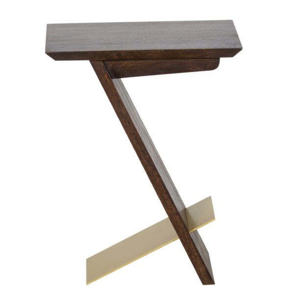 Detroit Mango Wood Metal  Table Single Pack