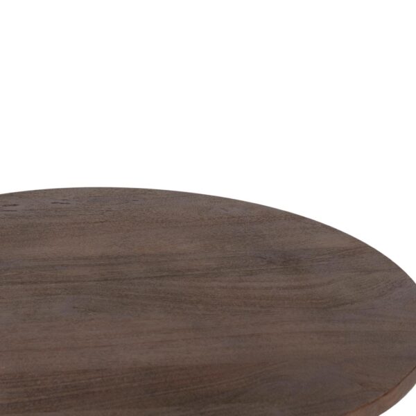 Dilara Acacia Wood Round Coffee Table