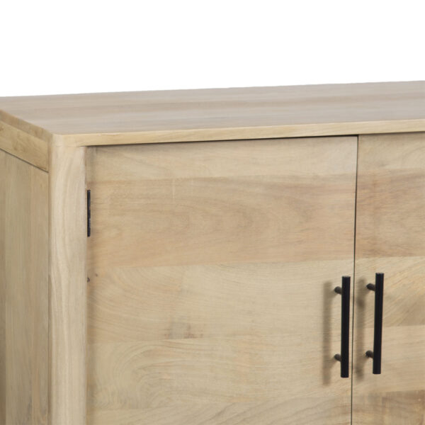 Dowen Mango Wood 4 Door Cabinet
