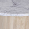 Eline Mango Wood Base Marble Top Dining Table