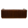 Emillio Buff Brown Leather 3 Seater Sofa