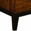 Evoke Mango Wood 2 Drawer Bedside Table