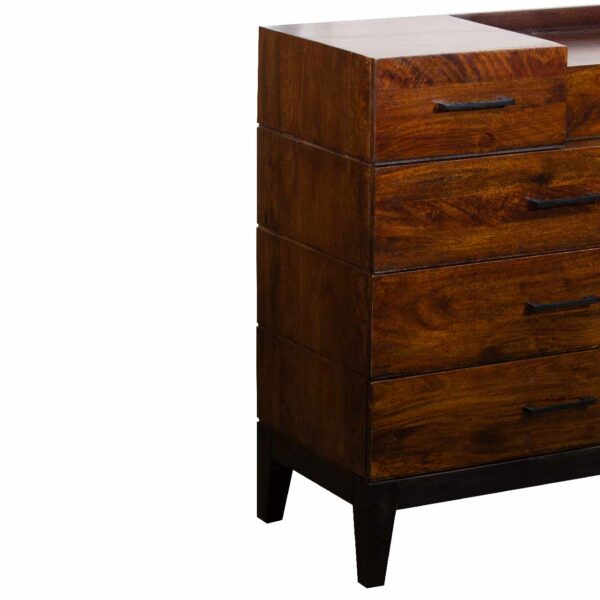 Evoke Mango Wood 9 Drawer Dresser