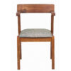 Faelyn Acacia Wood Fabric Arm Chair
