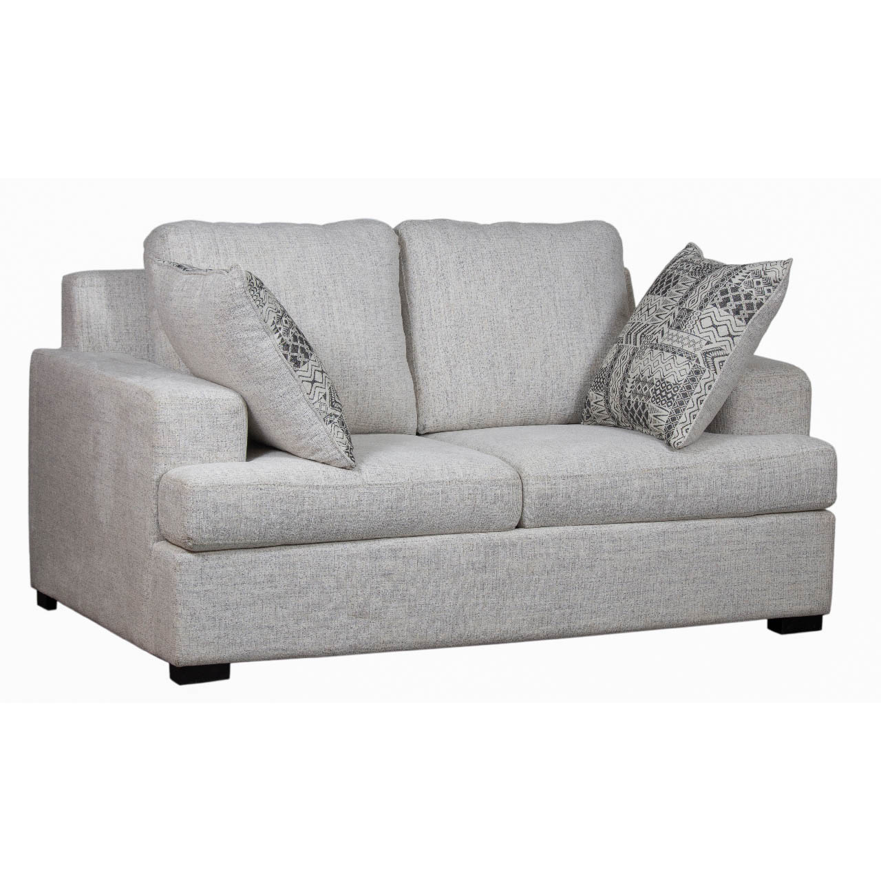 Madison Loveseat Ivory Angle