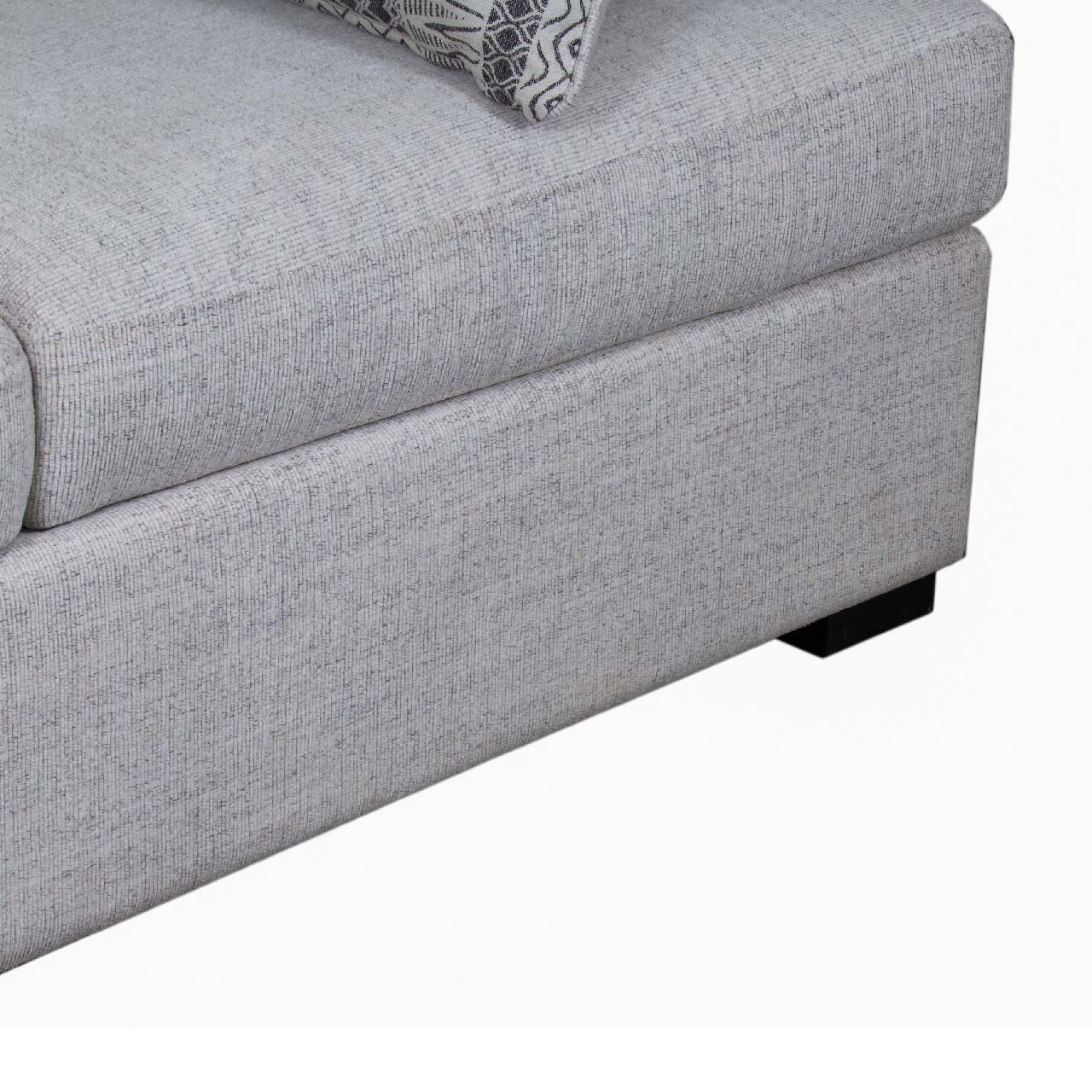 Madison Loveseat Ivory Close up