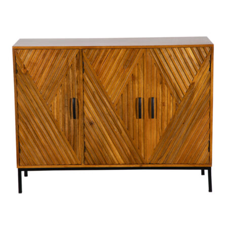 Faro Mango Wood 3 Door Cabinet