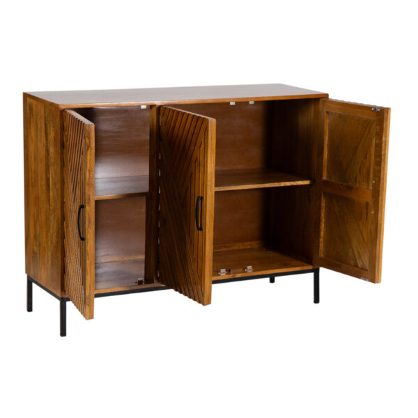 Faro Mango Wood 3 Door Cabinet