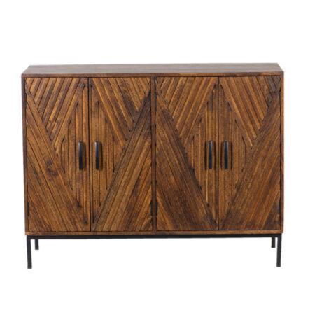 Faro Mango Wood 4 Door Cabinet