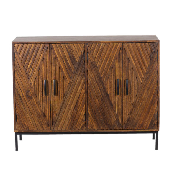 Faro Mango Wood 4 Door Cabinet