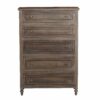 Florence Mango Wood 5 Drawer Highboy