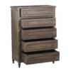 Florence Mango Wood 5 Drawer Highboy